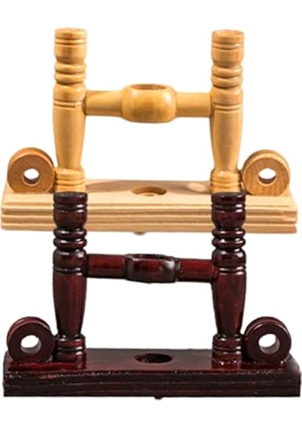 2 Adet Saray Fan Tutucu Ahşap Fan Tutucu El Fanları Ev Dekoru Fan Ekran Braketi Japon Fan Tutucu Süslemeleri (Yurt Dışından)