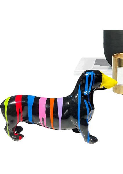 Sosis Köpek Süsü, Dachshund Heykeli, Modern Hayvan Dachshund Süsü Köpek Heykelciği, Ayakta Duran Yavru Köpek, Köpek Heykeli B (Yurt Dışından) fiyatları