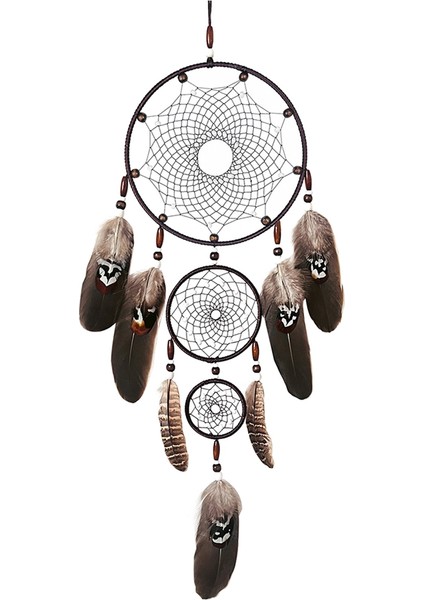 Dreamcatcher Dream Catchers Catcher Siyah Duvar Sanatı Dream Catcher Büyük Makrome Duvar Askısı Pencere Dekoru El Dekoru (Yurt Dışından)