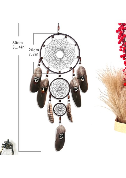 Dreamcatcher Dream Catchers Catcher Siyah Duvar Sanatı Dream Catcher Büyük Makrome Duvar Askısı Pencere Dekoru El Dekoru (Yurt Dışından) modelleri