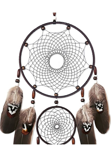 Dreamcatcher Dream Catchers Catcher Siyah Duvar Sanatı Dream Catcher Büyük Makrome Duvar Askısı Pencere Dekoru El Dekoru (Yurt Dışından) fırsatları
