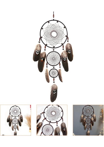 Dreamcatcher Dream Catchers Catcher Siyah Duvar Sanatı Dream Catcher Büyük Makrome Duvar Askısı Pencere Dekoru El Dekoru (Yurt Dışından) indirimleri