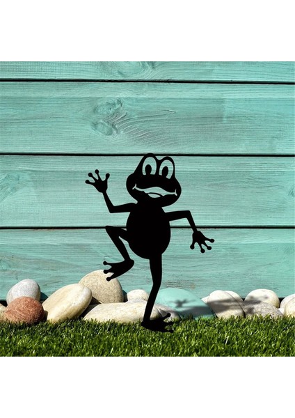 Demir Kurbağa Anahat Bahçe Dekorasyonu Çit Paneli Süsleme Sanatsal Metal Bahçe Dekoru Ev ve Araba Için (Yurt Dışından) fırsatları