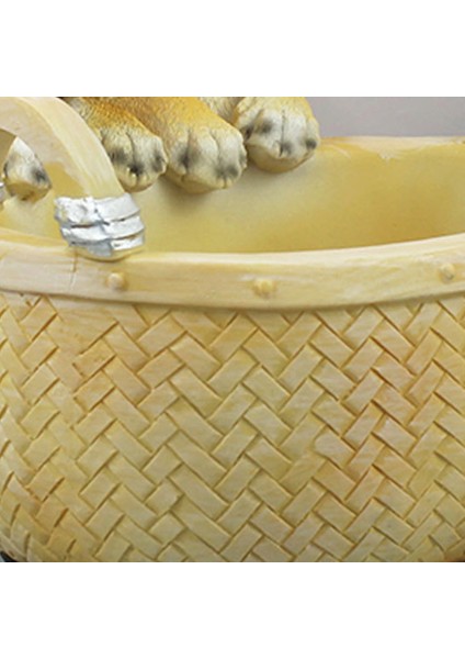 Sevimli Heykelcik Köpek Saklama Kutusu Anahtar Telefon Çikolata Şeker Saklama Masası Dekorasyon Sepeti Ev Dekor Oturma Odası A (Yurt Dışından) indirimleri