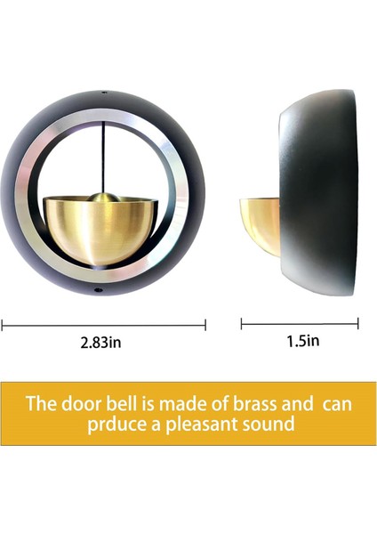 Dükkan Sahibinin Kapı Açma Zili,işyerine Girerken Kapı Zili Manyetik Olarak Takılan Kapı Zilleri Siyah (Yurt Dışından) fiyatları