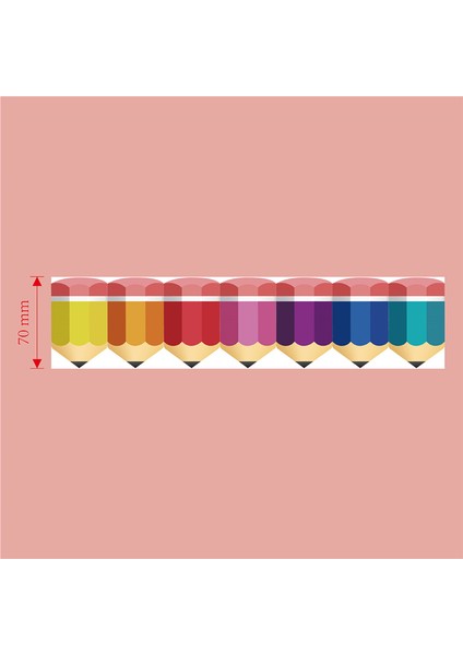 Bülten Sınırları Çıkartmalar, Kalem Sınır Döşemesi, Kara Tahta Trim Dekorasyonu Için 65.6ft Okula Dönüş Dekorasyon Kenarlıkları (Yurt Dışından) indirimleri