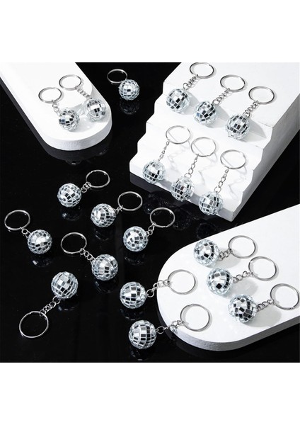 50 Adet Mini Disko Topu Anahtarlık, Aynalı Disko Topu Toplu Anahtarlık Parti Hediyeleri 70'ler 80'ler Disko Parti Malzemeleri (Yurt Dışından) modelleri