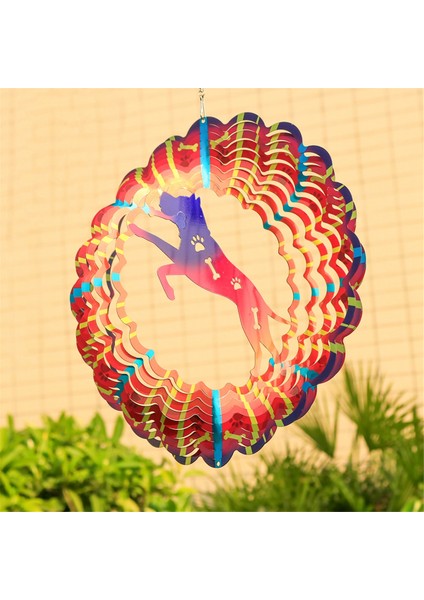 Açık Hava Rüzgar Döndürücü Paslanmaz Çelik 3D Dönen Rüzgar Çanları Bahçe Asılı Açık Hava Dekorasyon Rüzgar Döndürücüler (Yurt Dışından) fırsatları