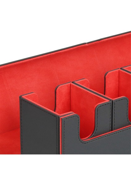 Kart Destesi Kutusu, 5'i 1 Arada Kart Saklama Kutusu, Kart Düzenleyici Manyetik Kart Saklama Kutusu (Siyah ve Kırmızı) (Yurt Dışından) fiyatları