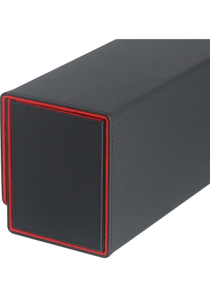 Kart Destesi Kutusu, 5'i 1 Arada Kart Saklama Kutusu, Kart Düzenleyici Manyetik Kart Saklama Kutusu (Siyah ve Kırmızı) (Yurt Dışından) indirimleri