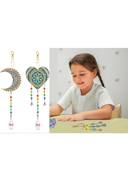 3 Parça Rüzgar Döndürücü 5d Kendin Yap Boyama Rüzgar Çanı Çift Taraflı Boya Asılı Süs Bahçe Dekoru Için Rüzgar Döndürücüler (Yurt Dışından) fırsatları