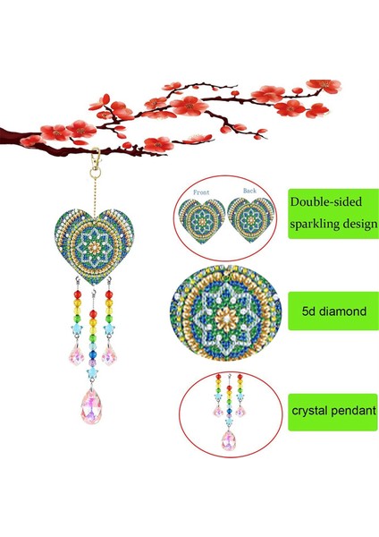 3 Parça Rüzgar Döndürücü 5d Kendin Yap Boyama Rüzgar Çanı Çift Taraflı Boya Asılı Süs Bahçe Dekoru Için Rüzgar Döndürücüler (Yurt Dışından) indirimleri