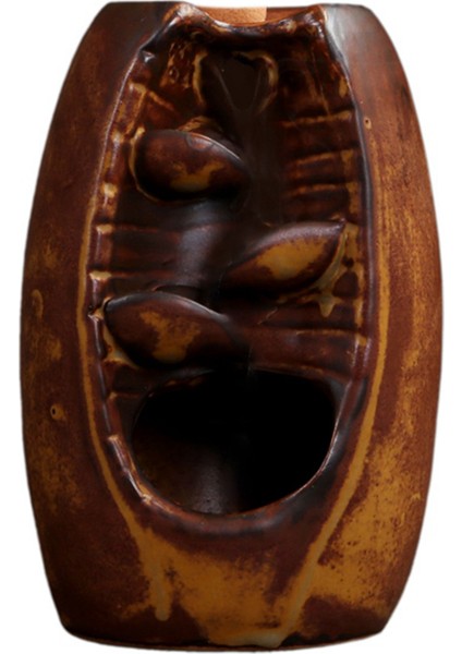 Ev Ofis-A Için Geri Akış Buhurdan Sigara Akış Seramik Tütsü Tutucu Dekorasyon (Yurt Dışından)