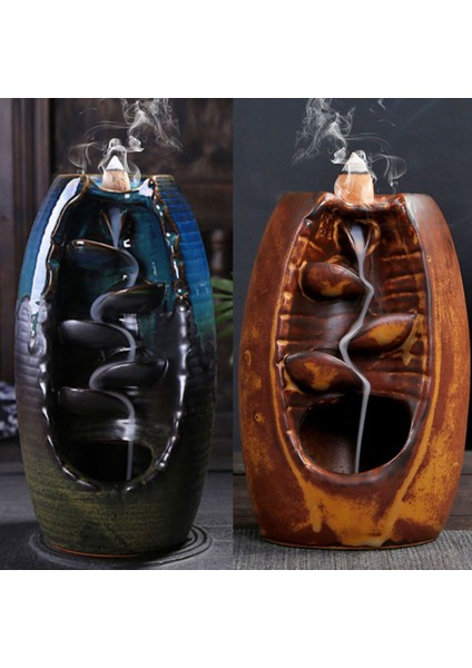 Ev Ofis-A Için Geri Akış Buhurdan Sigara Akış Seramik Tütsü Tutucu Dekorasyon (Yurt Dışından) fiyatları