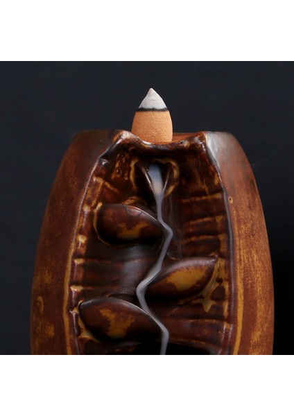 Ev Ofis-A Için Geri Akış Buhurdan Sigara Akış Seramik Tütsü Tutucu Dekorasyon (Yurt Dışından) indirimleri