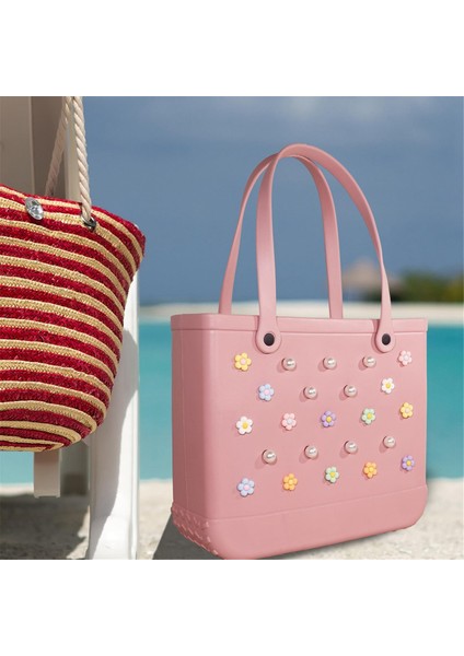 Aksesuar Takıları, Kauçuk Plaj Çantaları Aksesuar Ekleri, Papatya Çiçek Çanta Takıları Bogg Çanta Için (Yurt Dışından) fiyatları