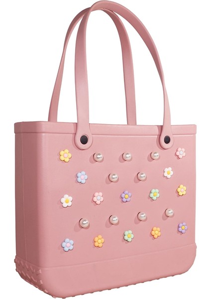 Aksesuar Takıları, Kauçuk Plaj Çantaları Aksesuar Ekleri, Papatya Çiçek Çanta Takıları Bogg Çanta Için (Yurt Dışından) modelleri