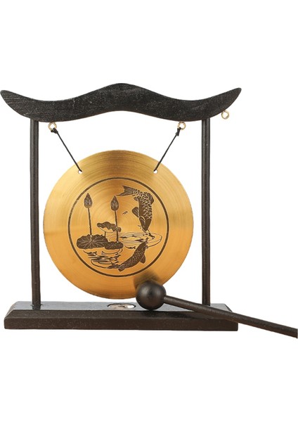 Mini Masaüstü Gong Masası Rüzgar Çanı Vurmalı Çalgı Zilleri Gonglar Tokmaklı Ev Dekorasyonu Için Sıcak Hediye-C (Yurt Dışından)