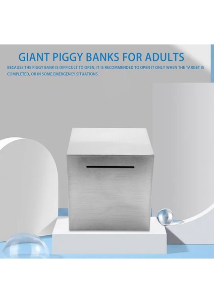 Paslanmaz Çelikten Yapılmış Güvenli Kuma, Çocuklar Için Kasa Para Tasarruf Bankası, Sadece Çıkarılamayan Kumayı Kurtarabilir (Yurt Dışından) modelleri