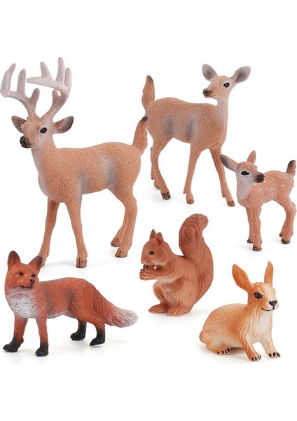 7 Adet Hayvan Figürü Hayvanlar Orman Yaratıkları Figürleri Minyatür Oyuncaklar Pasta Üstü Süsleri Ev Dekorasyon Aksesuarları (Yurt Dışından) fiyatları
