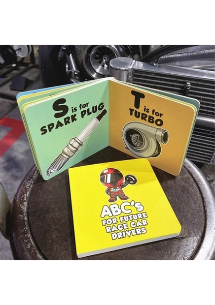 Geleceğin Yarış Arabası Sürücüleri Için Abc'ler Alfabe Kitabı (Bebek Kitabı, Çocuk Kitabı, Yürümeye Başlayan Çocuk Kitabı) (Yurt Dışından) fiyatları