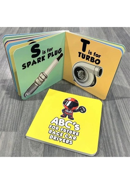 Geleceğin Yarış Arabası Sürücüleri Için Abc'ler Alfabe Kitabı (Bebek Kitabı, Çocuk Kitabı, Yürümeye Başlayan Çocuk Kitabı) (Yurt Dışından) fırsatları