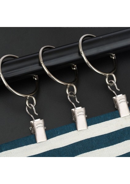 50 Adet Paslanmaz Çelik Perde Klipleri Kanca ile Perde Fotoğrafları Ev Dekorasyon Açık Parti Tel Tutucu (Yurt Dışından) fırsatları