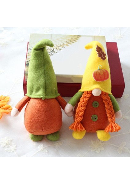 Sonbahar Gnome Kabak Ayçiçeği Isveç Nisse Tomte Cüce Peluş Süsler Noel Sonbahar Şükran Günü Dekor Için B (Yurt Dışından) fırsatları