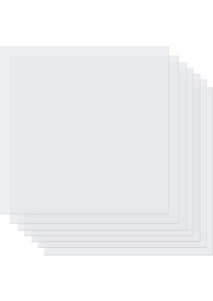 10 Adet 7mil Boş Şablon Sayfaları, Cricut ve Siluet Makineleri Için 12 x 12 Inç Mylar Şablon Şablon Malzemesi (Yurt Dışından)