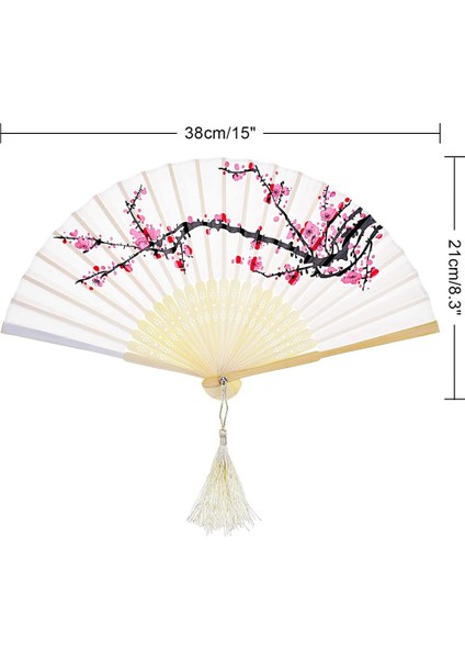 12 Adet El Tipi Yelpazeler Ipek Bambu Katlanır Yelpazeler Çiçek Baskılı Yelpazeler El Tipi Katlanır Dans Yelpazeleri Düğün Hediye Partisi Için (Yurt Dışından) fiyatları