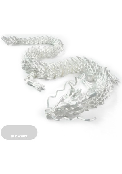 60CM 3D Baskılı Ejderha Çin Ejderhası Süsleri 3D Baskılı Eklemli Çin Ejderhası Balık Tankı Peyzaj Dekorasyonu, D (Yurt Dışından) modelleri