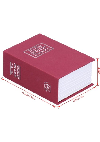 Para ve Mücevher Için Güvenli, Bir Kitabın Görünümünü Taklit Eden ve Ev ve Ofis Için Mükemmel (Mini Siyah) (Yurt Dışından) modelleri