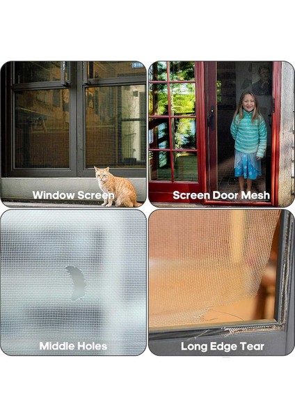 14 Sayfalık Pencere Sineklik Yama Tamir Takımı, 3 Boyutlu Pencere Sineklik Tamir Takımı, Sineklik Tamir Bandı (Yurt Dışından) modelleri