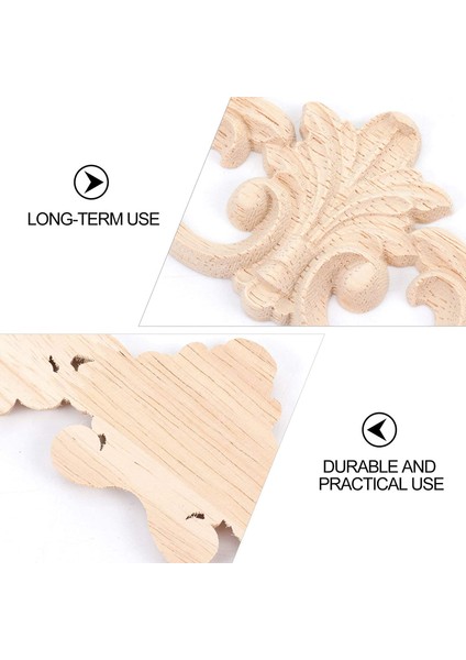 Adet Onlay Ahşap Pervaz Ahşap Aplike Ahşap Çıkartması Oyma Boyasız Uzun Çiçek Kauçuk Ahşap Köşe Mobilya (Yurt Dışından) indirimleri