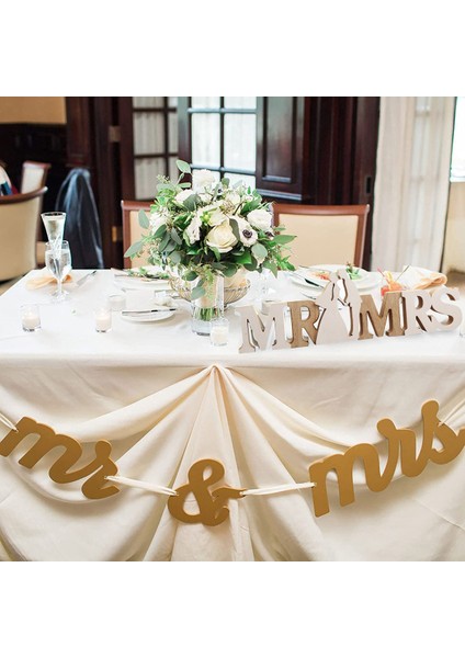 Ahşap Bay ve Bayan Düğün Masa Dekorasyonu Için Tabelalar, Parti Masası Için Düğün Hediyesi Fotoğraf Sahne Akşam Yemeği Dekorasyon (Yurt Dışından) indirimleri