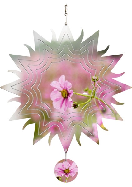 Adet 8 Inç Süblimasyon Rüzgar Spinner Boşlukları 3D Rüzgar Spinners Asılı Rüzgar Spinner Kapalı Açık Bahçe Dekorasyon (Yurt Dışından) modelleri