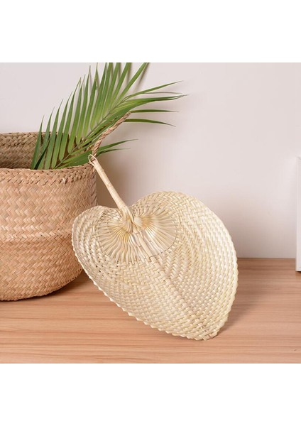 12 Adet Saf El Yapımı Dıy Kalp Şeklinde Bambu Dokuma Fan Yaz Soğutma Fanı Çin Tarzı El Fan El Hayranları Düğün Ürünleri (Yurt Dışından) fiyatları