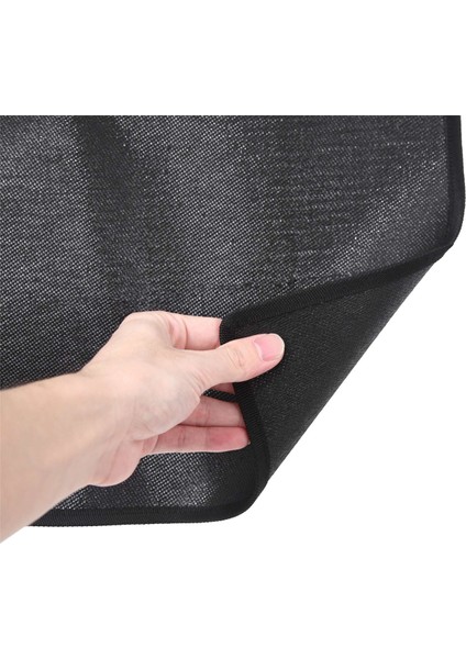 Şömine Ocağı Halısı, Ocak Bacası Için Alev Geçirmez Paspas, Yarım Yuvarlak 2 Katmanlı Fiberglas Yangına Dayanıklı 50 x 100 cm (Yurt Dışından) indirimleri