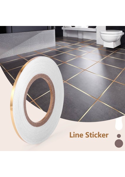 Adet Su Geçirmez Seramik Karo Uzay Bandı Zemin Çatlak Hattı Etiket Küvet Mutfak Lavabo Tuvalet Duvar Kenar Koruması (Yurt Dışından) modelleri
