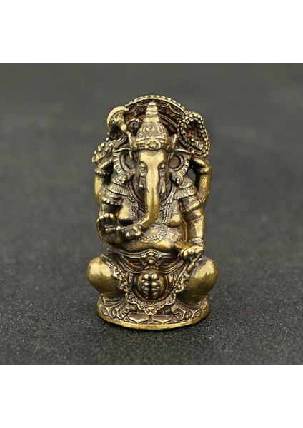 Lord Ganesha Budist Heykeli Fil Tanrı Heykelleri Ganesha Figürler Pirinç Ev Bahçe Buda Dekorasyon Modeli Hediye (Yurt Dışından) fiyatları