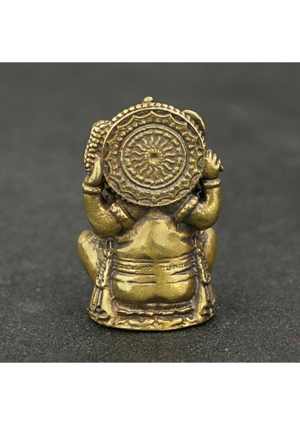 Lord Ganesha Budist Heykeli Fil Tanrı Heykelleri Ganesha Figürler Pirinç Ev Bahçe Buda Dekorasyon Modeli Hediye (Yurt Dışından) indirimleri