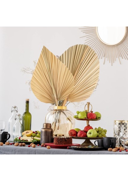 6 Adet Kurutulmuş Palmiye Yaprakları Kurutulmuş Palmiye Yaprakları Süslemeleri Ev Için Kalp ve Yuvarlak Şekil Kurutulmuş Bitkiler Kesilmiş Boho Palmiye (Yurt Dışından) fırsatları