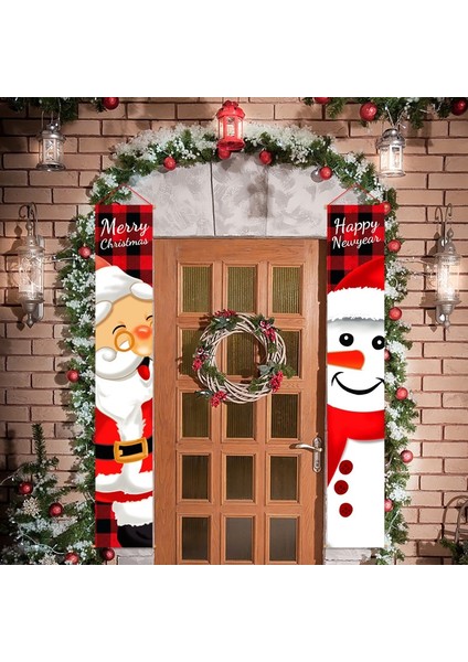 Noel Baba Noel Kapı Banner Merry Christmas Dekor Ev Için 2022 Noel Süs Noel Navidad Hediye Yeni Yıl (Yurt Dışından) indirimleri