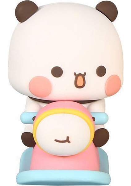 Sevimli Panda Ayı Heykeli, Sevimli Gösterge Paneli Dekorasyonu, Masa Dekoru Masa Üstü Süsleri Sevimli Araba Dekoru (Yurt Dışından)