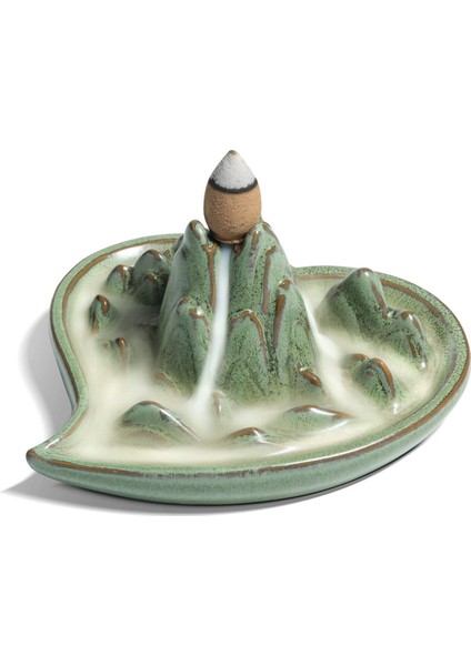 Şelale Geri Akış Tütsü Brülörü Seramik, El Yapımı Küçük Buhurdan Tütsü Konisi Tutucu Çeşme, Aromaterapi Süsü (Yurt Dışından) fiyatları