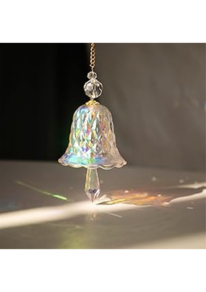 Renkli Kristal Çan Süsleri Güneş Tutucular Gökkuşağı Üreticisi, 2'li Cam Rüzgar Çanları Kolye Ev Dekoru (Yurt Dışından) modelleri