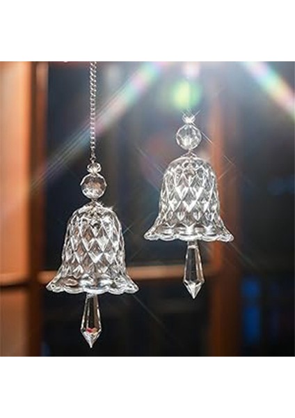 Renkli Kristal Çan Süsleri Güneş Tutucular Gökkuşağı Üreticisi, 2'li Cam Rüzgar Çanları Kolye Ev Dekoru (Yurt Dışından) indirimleri