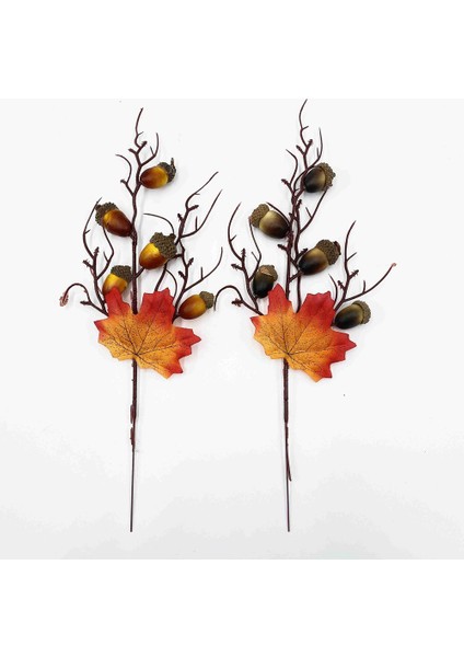 6 Adet Simülasyon Akçaağaç Yaprağı Kabak Meşe Meyve Çelikler Yapay Kabak Şube Şükran Günü Hasat Ev Dekorasyon (Yurt Dışından) indirimleri