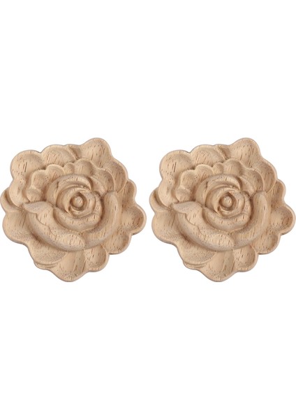 Mobilya Ahşap Oyma Aplikler Vintage Denizcilik Dekor Dolap Kapı Katı Çıkartmaları Çiçek Desen Oyma Ahşap (Yurt Dışından)