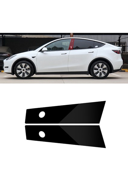 Araba Pencere Sütun Direkleri Kapağı B Sütunu Döşeme Koruma Şeridi Tesla Model Y Aksesuarları Için Çizilmez Etiket (Yurt Dışından) modelleri